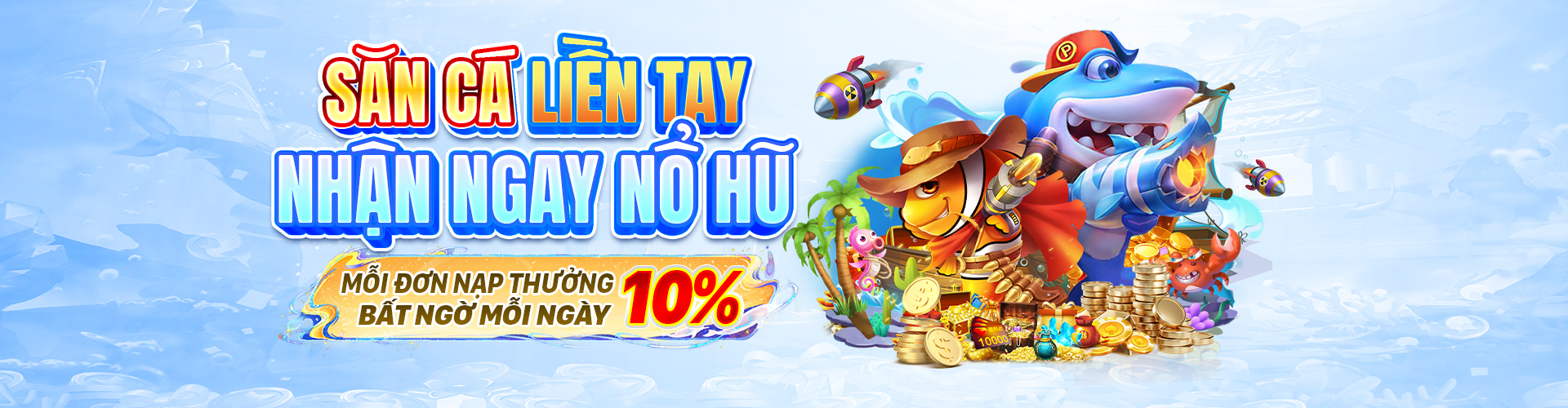 Hình ảnh game Bắn Cá sống động tại tobet88 với kho báu và các loài cá rực rỡ