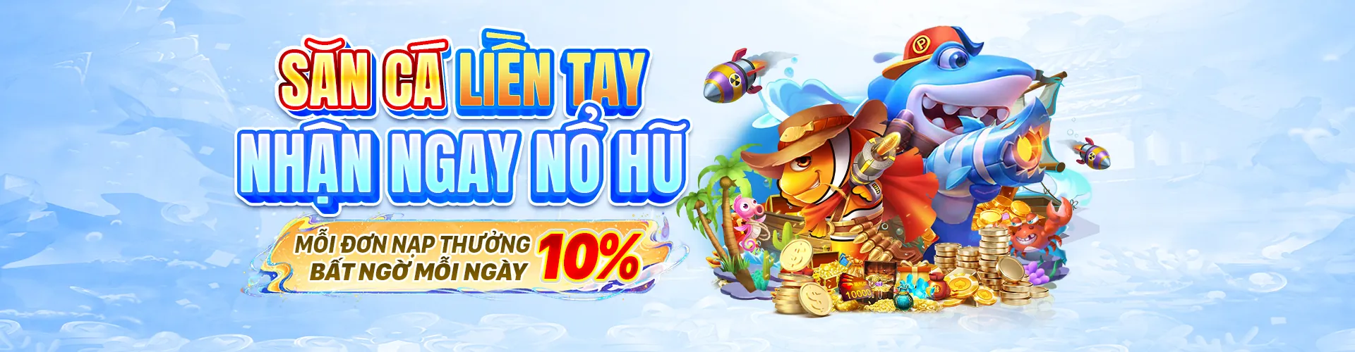 Hình ảnh game Bắn Cá sống động tại tobet88 với kho báu và các loài cá rực rỡ